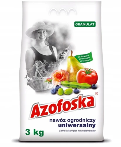AZOFOSKA NAWÓZ OGRODNICZY DO OWOCÓW I WARZYW 3 kg
