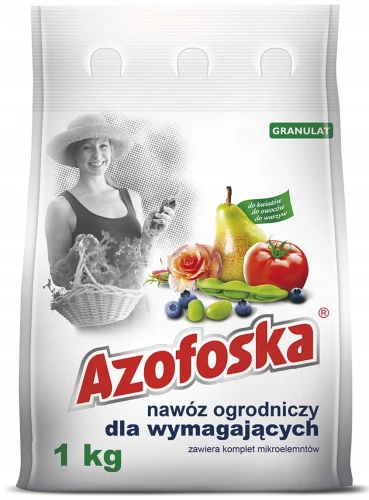 AZOFOSKA NAWÓZ OGRODNICZY DO OWOCÓW I WARZYW 1 kg