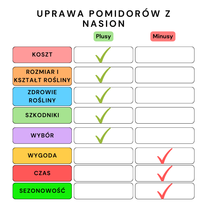 Uprawa pomidorów z nasion